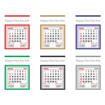 Calendário Comercial Parede