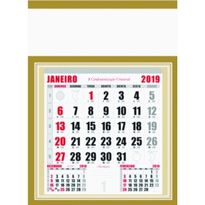 Calendário de Parede